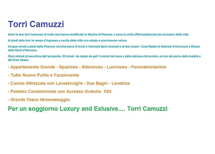 Torri Camuzzi Exclusive Luxury * 페스카라